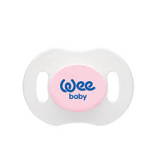 wee-baby-soft-silicone-night-soother-with-cap-6-18-months-pack-of-2-assorted-colors